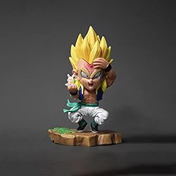 STARMS Animegoku Black/Gotenks/Cell/Mark/Majin Buu/Pvc Figura de Acción Gk Figura Anime Modelo Adornos (Goku Black)/Gotenks Yellow