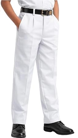 Image of School Uniform Pants for Boys and Girls, Half Elastic Waist, Comfortable and Durable Readymade Trouser