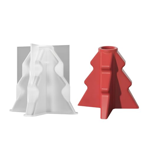 Molde de silicona para árbol orientado a las festividades para manualidades de cera, colofonia, arte y muebles cíclicos, fundición de actividades familiares