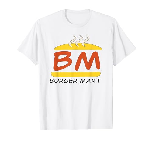 Invincible Burger Mart Fast-Food Restaurant Logo T-Shirt