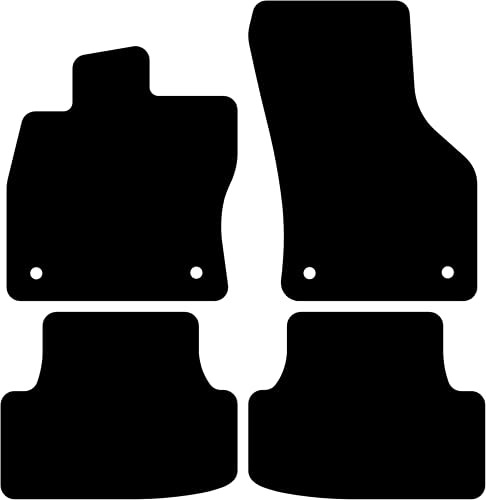 Kovvar Tapis de Sol Compatible avec Seat Leon 5F 2012-2020 Correspondant à la Version: 3/5 Portes/Sportstourer | Qualité: Basic