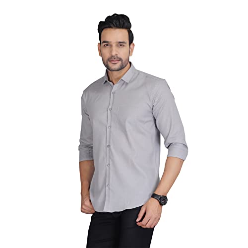 Image of Man Slim Fit Cotton Casual Shirt