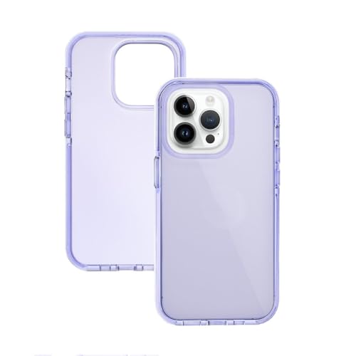 Coque iPhone 13 Pro Max violette pour photos en extérieur