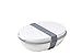 Rosti Mepal portapranzo Ellipse Duo Polipropilene/polietilene Tereftalato; 22,5 x 17,5 x 7,5 cm, Bianco, 22.5 x 17.5 x 7.5 cm