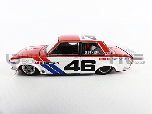 MINI GT Miniature Collection Car, metal, Red/White