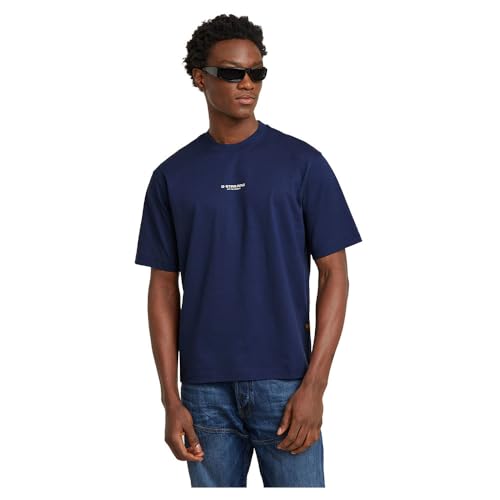 G-Star Herren Center Chest Boxy T-Shirt, Blau (Imperial Blue D24780-C336-1305), M