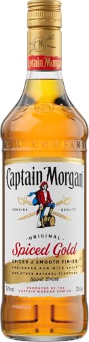 Captain Morgan Original Spiced Gold | Blended Rum |Gewürze und Vanille-Aromen| Karibisches Flair...
