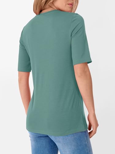 Image of ANRABESS Womens Half Sleeve Tops Crewneck Shirts Basic Fit Work Tee