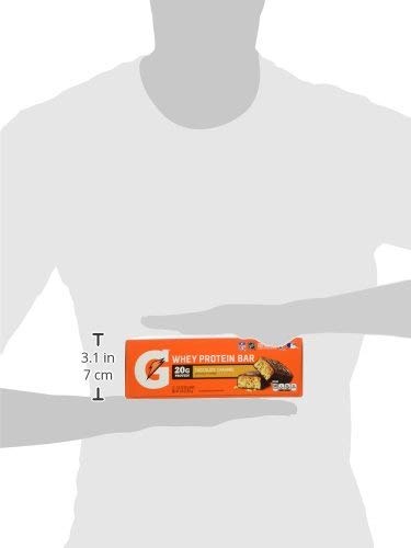 Gatorade Whey Protein Recover Bars, Chocolate Caramel, 2.8 Ounce Bars (12 Count) #TOP7