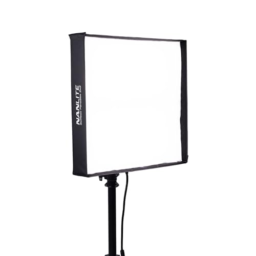 Nanlite PavoSlim 240C 2x2 RGBWW LED Panel with included softbox & eggcrate, LumenRadio (PS240C)