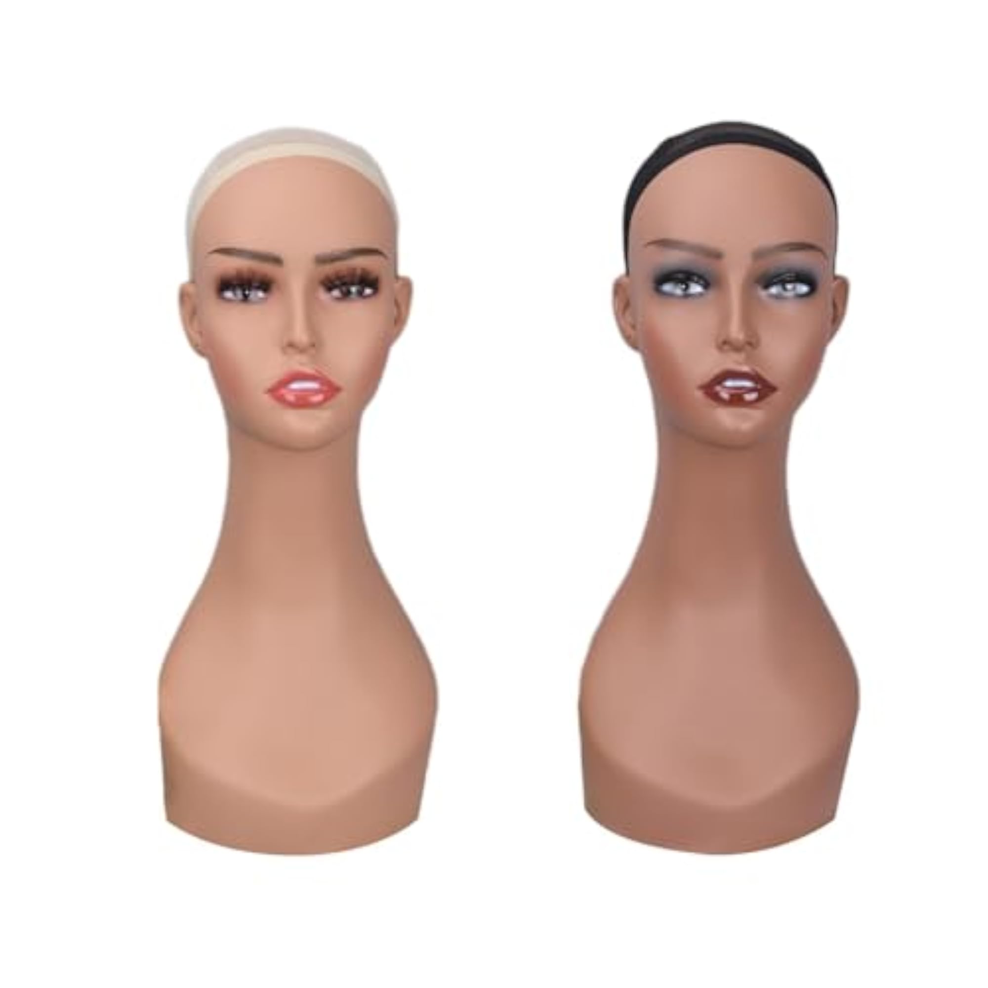 Smooth Manikin Head for Wig and Beauty Accessories