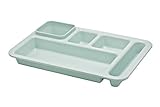 Happy Starla - Right-Hand Heavy Weight Extra Deep Tray 5-Compartment Cafeteria,Fast...