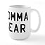 White - Momma Bear Black Large Mug