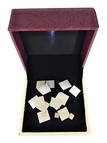 Kashvi Luck Solid Silver Square Piece Silver | Chandi Ka Tukra Chokor for Wallet, Purse & Locker - 1.5 x 1.5 x 1.5 cm (11 Pieces)-image-11