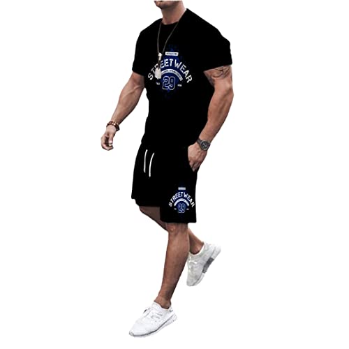 Survêtement d'été homme t-shirt et short XL pour éviter la chaleur et transpirer moins
