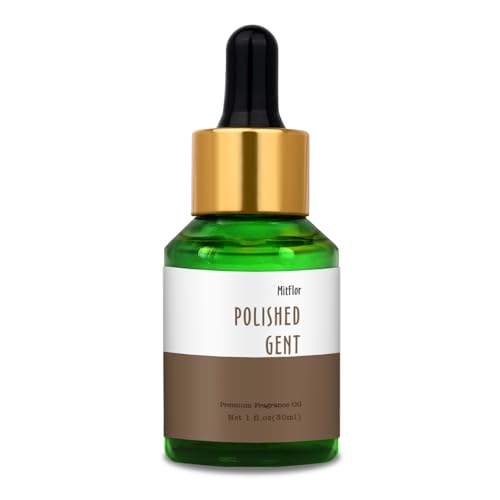 Image of Polished Gent Fragrance Oil by MitFlor, 30ml Premium Fragrance Oil for Candle & Soap Making, Large Size Home Diffuser Oil, Masculine Woody Cologne Scent, Inspired by a Classic Luxury Men's Fragrance
