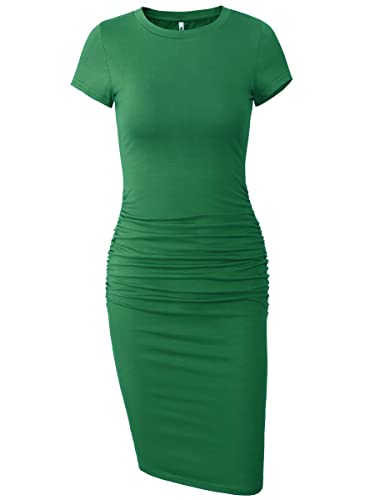 fashion green bodycon dress