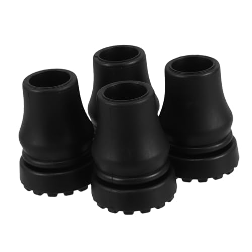 Mipcase Sturdy Cane Tip Replacement 19mm Anti-Slip Rubber Tips for Walking Sticks Cane Grip Stool Foot Protectors