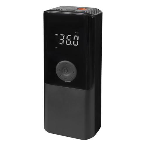 Mini bomba de aire inflador de neumáticos 12 V inflador de neumáticos compresor de aire portátil USB cable de carga presión LED indicador de inflación bomba de aire recargable para coches, motos,