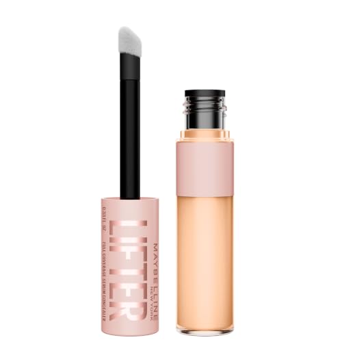 Maybelline New York Lifter Concealer 30 Bright Full Undetectable Coverage hydrate & Brighten Under Eyes All-Day Wear 2% Peptides And Caffeine