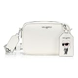 Karl Lagerfeld Paris Legacy Maybelle Crossbody Winter White/Silv ...