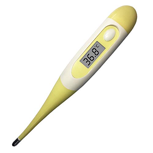 Digital Oral Thermometer, XUAMZ LED Digital Beep Alert Children Thermometer with Flexible Tip