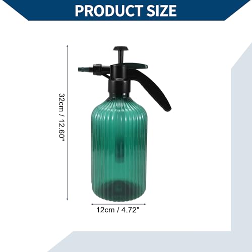 Hihaha Sprühflasche/Außenpflanzenzerstäuber Pump-Sprühflasche Wasserpumpe für Garten Zuhause/Einstellbarer Kunststoff 2L / 1 Stück Grün