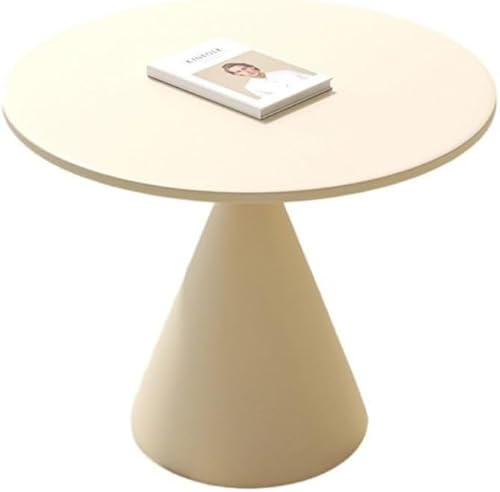 AZIEBAY 円形ソファサイドテーブル 錬鉄製砂時計形状 寝室ベッドサイドテーブル・バルコニーアフタヌーンティーテーブル・ディスプレイスタンド兼用 リビング・自宅・オフィス対応