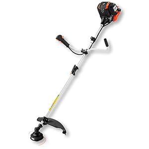 FUXTEC FX-4MS142 Petrol Strimmer & Brush Cutter | 42.5 cc 1.7 HP 4-Stroke Engine, Easy Start, Stepless Speed Control, Dual-Line Head, 3-Tooth Blade & Comfort Harness