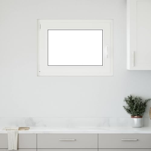 Fenêtre de sous-sol RISOR 80 x 50 cm en PVC anthracite et double vitrage isolant - 3