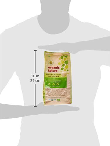 Image of Organic Tattva Urad Dal Whole White, 1kg (Pack of 3)