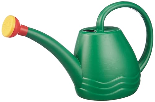 Image of Ocean Mart Watering Can (Green 1.8 Litre) Plastic Green Water Can with Sprayer for Plants /Garden | Indoor Outdoor Watering Shower Can | Watering Hand Bottles for Garden | Sprinkler for Plants