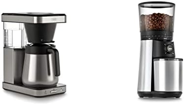 OXO Brew 8 Cup Coffee Maker, Stainless Steel & Brew Conical Burr Coffee Grinder