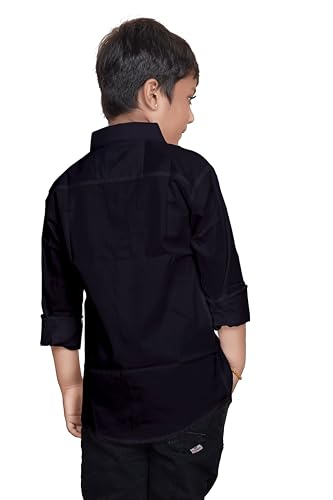 Image of Sky Pearl Boys Spread Collar Casual Full Sleeve Shirt
