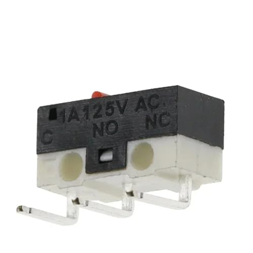 Micro-interrupteur fin course SPDT 3 broches bouton momentané 1A 125V contacteur rouleau PCB