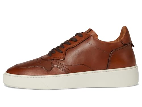 Image of Bruno Magli Men's Dezi Sneakers, Leather Shoes, Lace-Up Casual Shoes