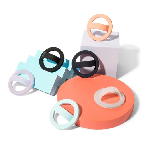 Soporte magnético de silicona con anillo metálico anticaídas 6