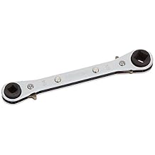 Hilmor Straight Service Racheting Wrench 1/4", 3/16", 3/8", 5/16" Square Hex, SWS 1839042