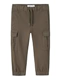 NAME IT Jungen Nmmryan Twill Cargo Pant R 5553-Va, Dusty Olive, 110 EU