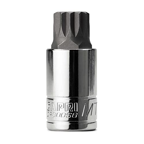 Image of Capri Tools 30056 XZN 18mm Triple Square Bit Socket with Tamper Proof, 1 /2-Inch Drive