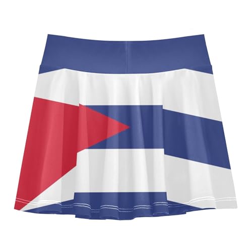 Aflyko Patriot Girls Skorts 2-in-1 Tennis Skirts with Built-in Shorts2