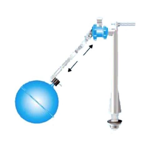 Fluidmaster B704A W.C. Fill Valve Bottom Entry, one Color Cover