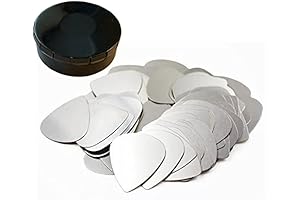 20-Pack Stainless Steel Metal Guitar Picks