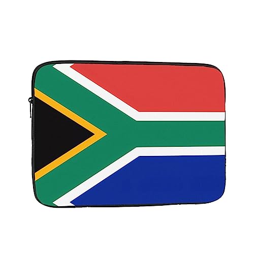 South Africa Flag Laptop Sleeve Case 17 Inch Suitable For Notebook Computer Tablet Traveling Carrying Simple Case