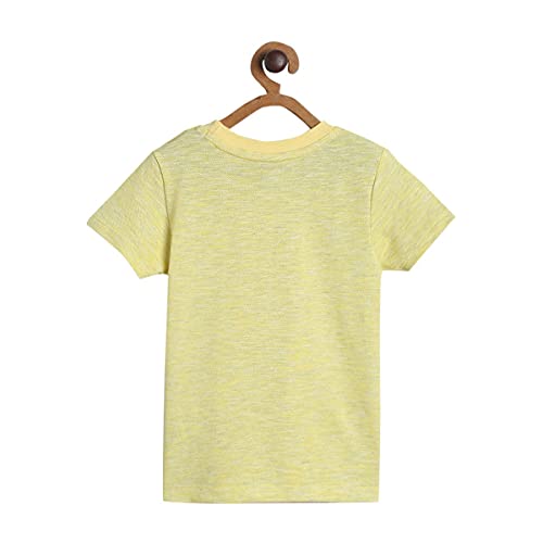Image of miniklub Baby Round Neck Short Sleeve Knitted Cotton T-Shirt (Green Color)