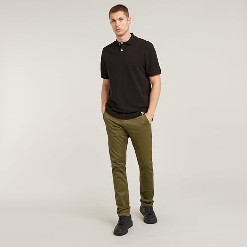 G-STAR Raw - Mens Skinny Chino 3.0, Color Dark Olive, Size: 30W x 32L3