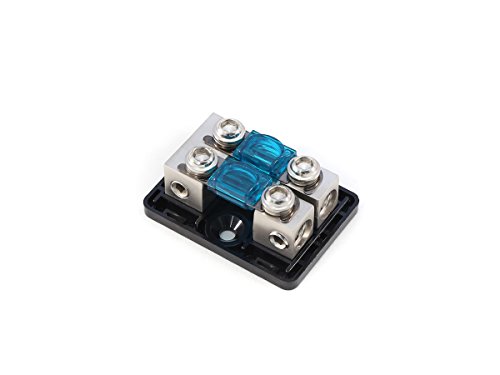 Bloque de distribución mini ANL KnuKonceptz para instalar dos amplificadores en el coche 2