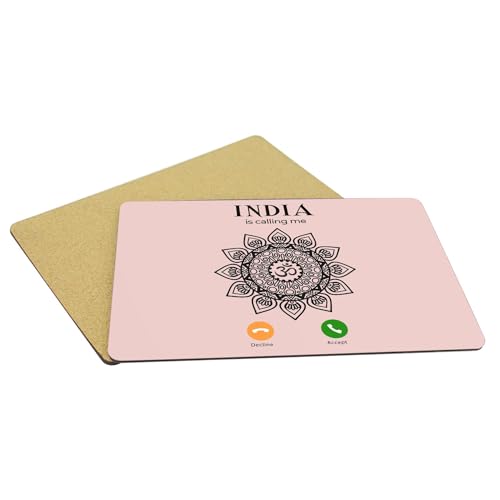 Sets de table souples dessous en liège napperons rose mandala grand format - 5