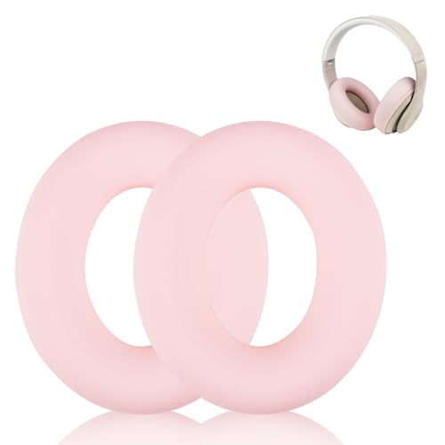 Cubre almohadillas de silicona para Beats Studio Pro (Rosa) | Fundas protectoras lavables anti-rayones, ajuste cómodo y liviano para audífonos Beats Studio Pro miniatura 1