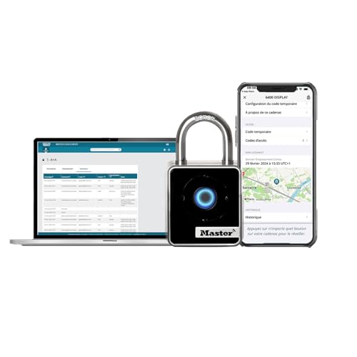 Cadenas bluetooth Master Lock sécuriser casier intérieur via smartphone - 2